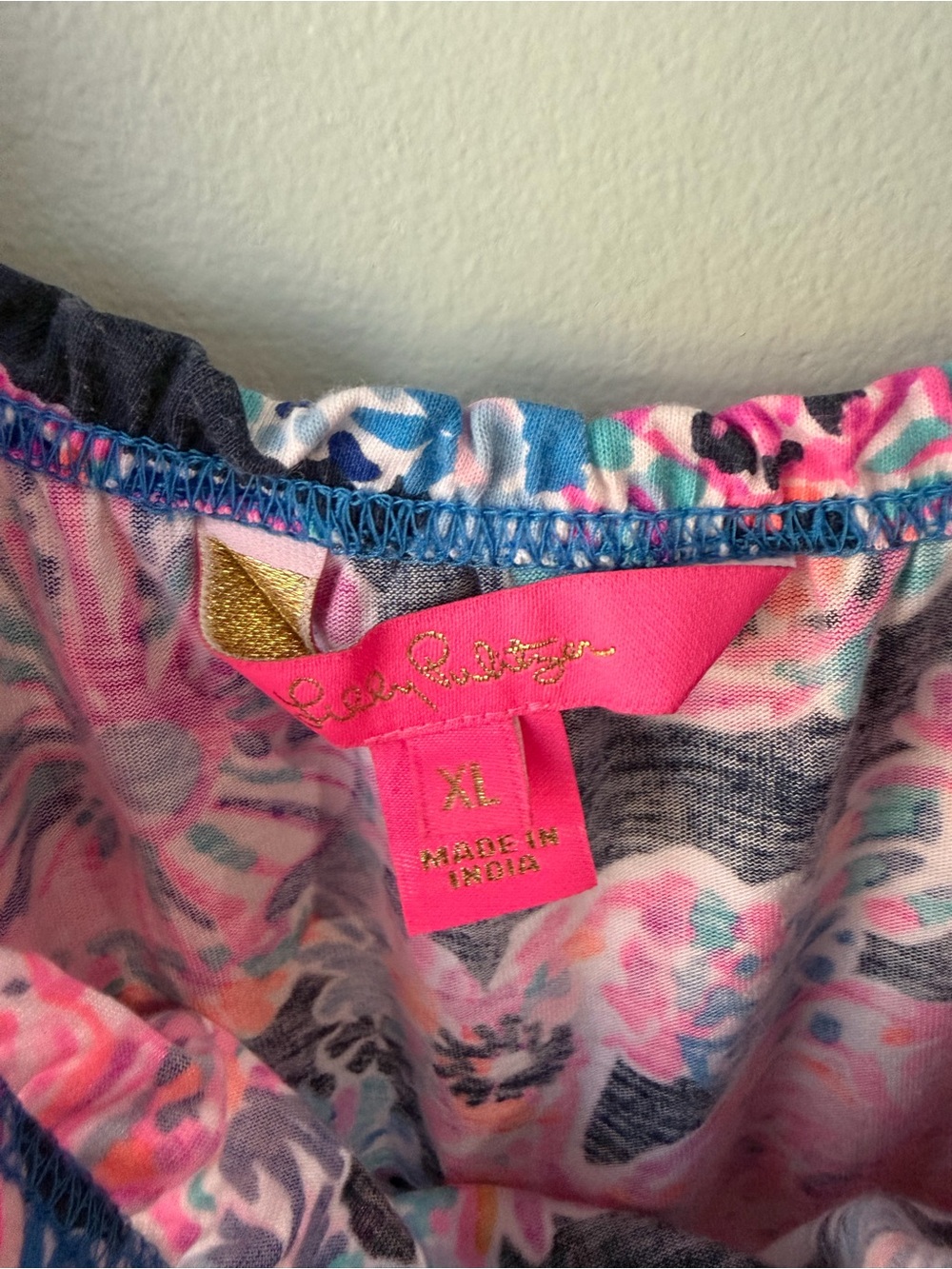 Lilly Pulitzer Loro Swing Dress in High Tide Navy Size XL - Picture 5 of 7